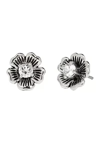 Mini Tea Rose Stud Earrings