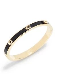 Signature C Enamel Bangle Bracelet