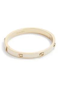Signature C Enamel Bangle Bracelet