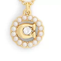 Signature C Pearl Pendant Necklace
