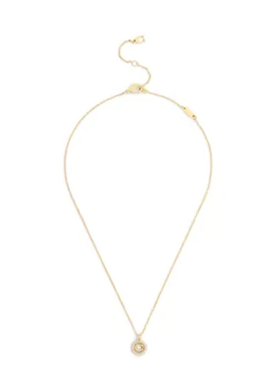 Signature C Pearl Pendant Necklace