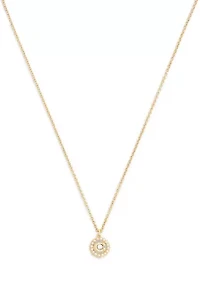 Signature C Pearl Pendant Necklace