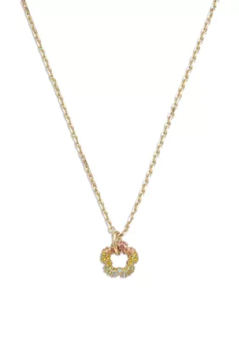 Signature Tea Rose Pendant Necklace