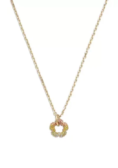 Signature Tea Rose Pendant Necklace