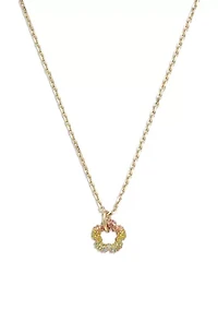 Signature Tea Rose Pendant Necklace