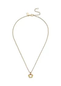 Signature Tea Rose Pendant Necklace