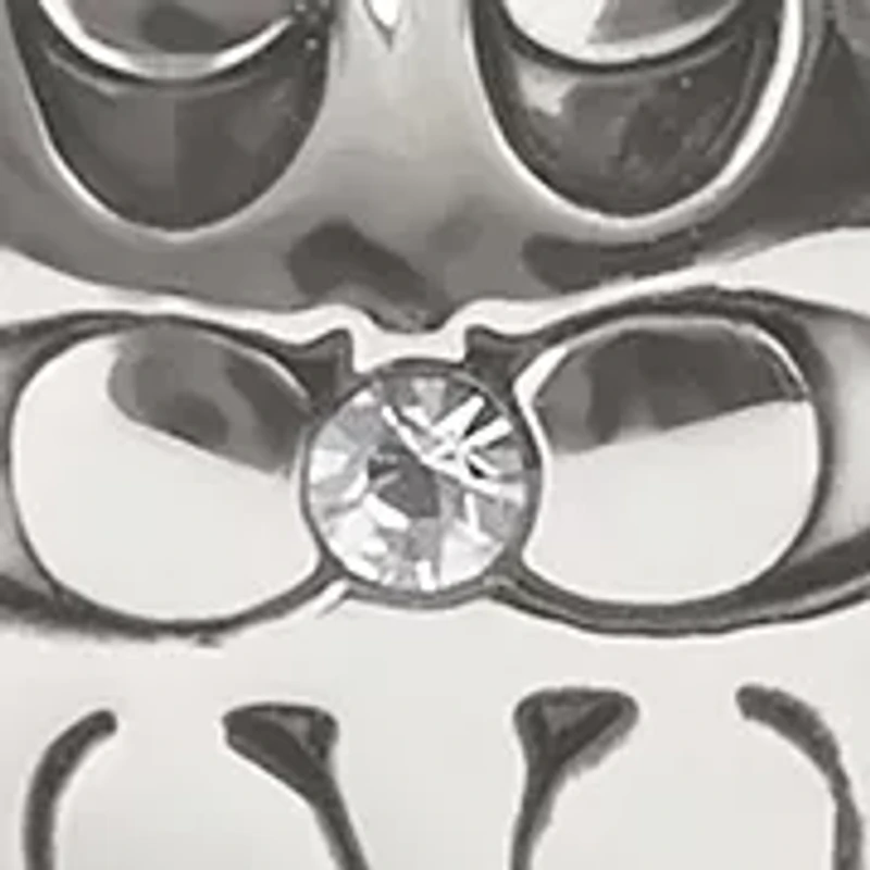 Signature Quilted Puffy Heart Huggie Earrings