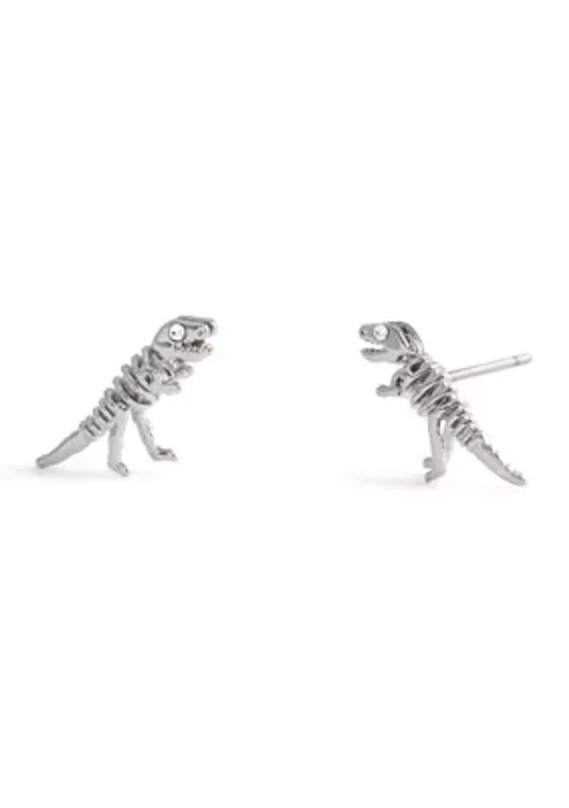 Signature Skeletal Rexy Stud Earrings
