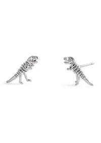 Signature Skeletal Rexy Stud Earrings