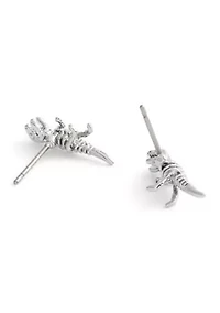 Signature Skeletal Rexy Stud Earrings
