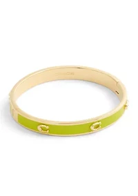 Signature C Enamel Bangle Bracelet