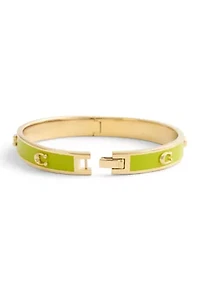 Signature C Enamel Bangle Bracelet