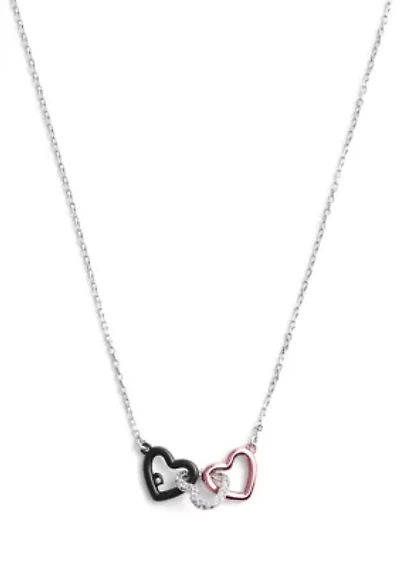 Signature Heart Link Pendant Necklace
