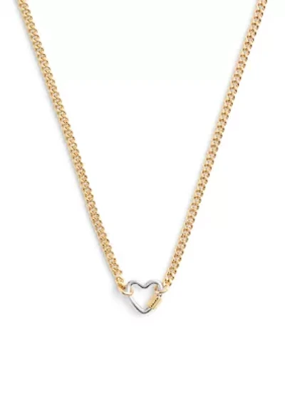 Signature Carabiner Heart Pendant Necklace