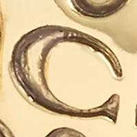 Signature Quilted Orb Huggie Earrings