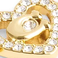 Signature C Pavé Heart Slider Bracelet