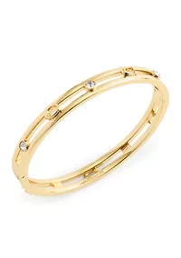Signature C Open Bangle Bracelet
