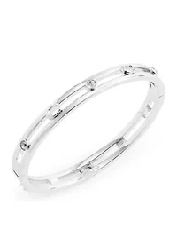 Signature C Open Bangle Bracelet