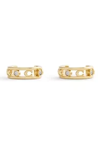 Signature C Open Hoop Earrings