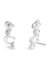 Signature C Stone Crawler Earrings