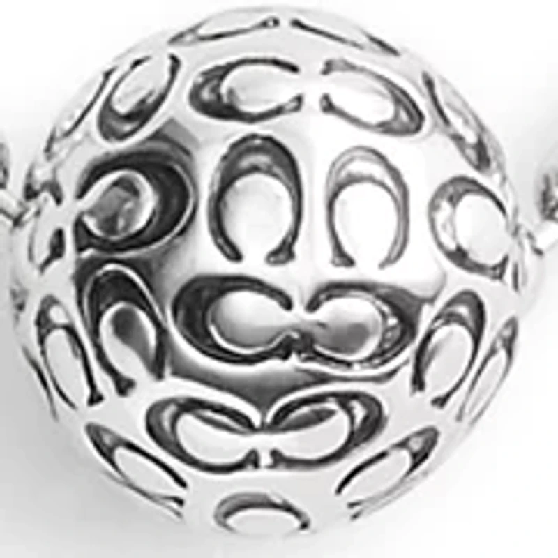 Signature Quilted Orb Pendant Necklace
