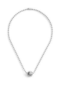 Signature Quilted Orb Pendant Necklace