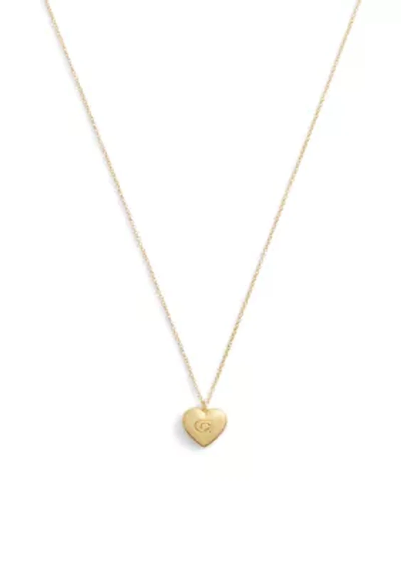 Signature Heart Pendant Necklace