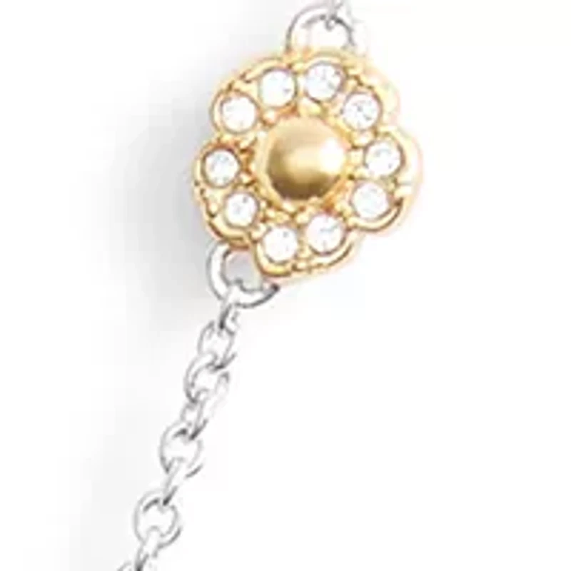 Signature Tea Rose & Heart Strand Necklace