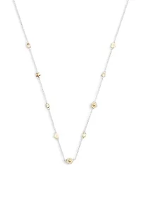 Signature Tea Rose & Heart Strand Necklace