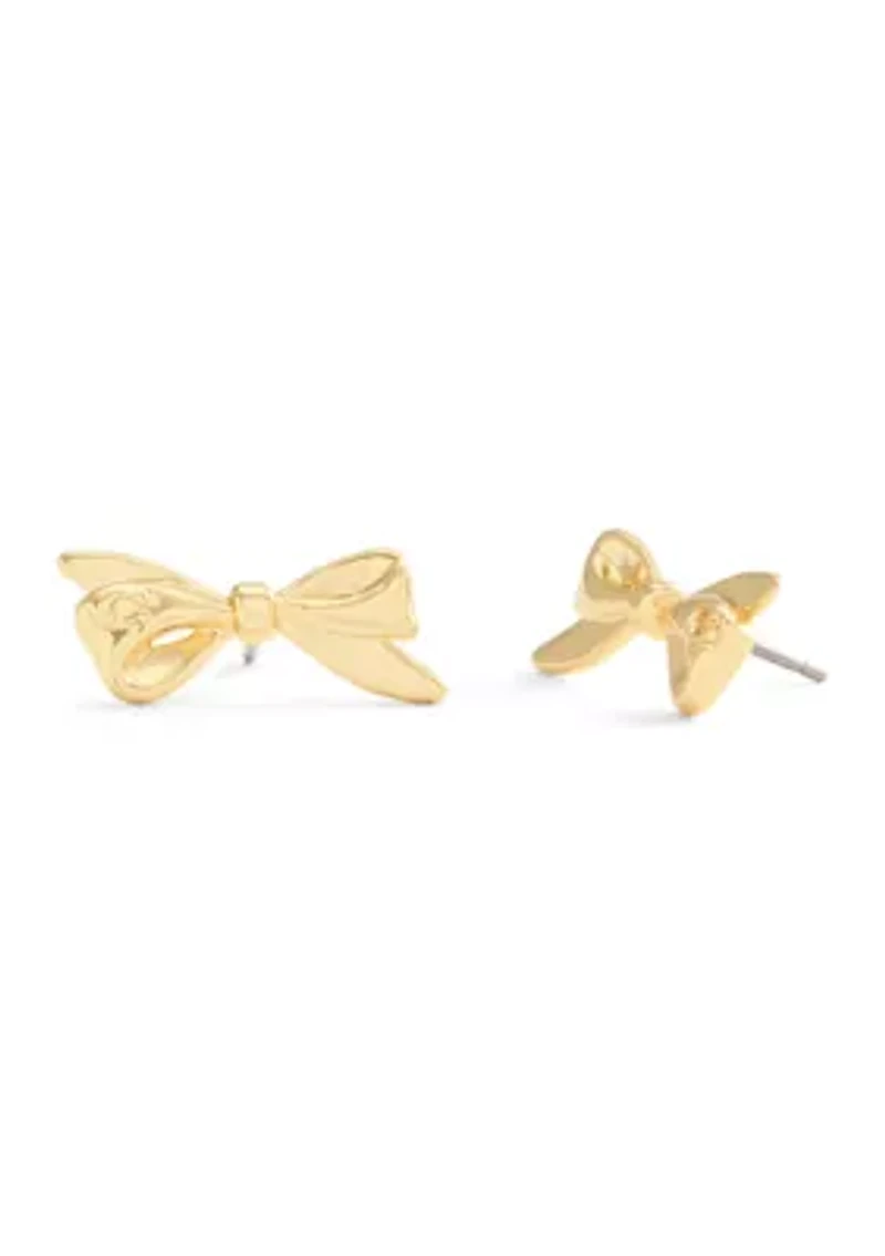 Vintage Charms Signature Bow Stud Earrings