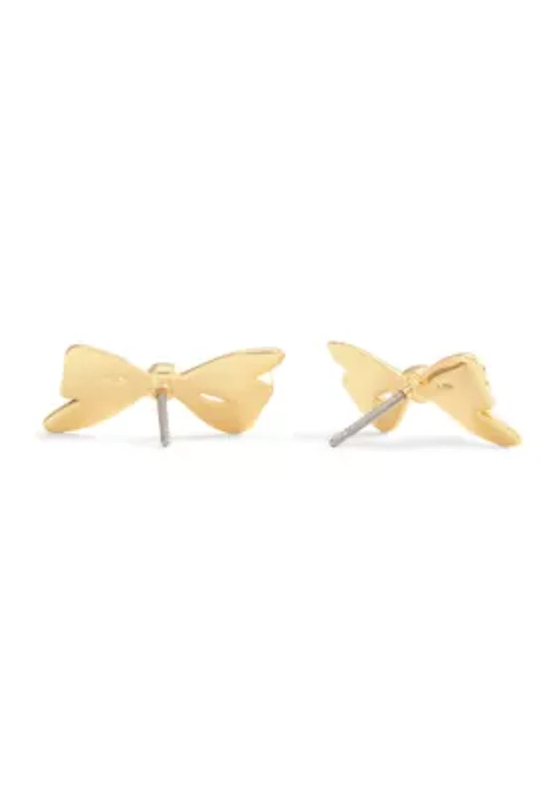 Vintage Charms Signature Bow Stud Earrings
