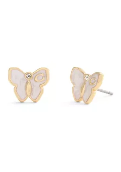 Signature Butterfly Stud Earrings