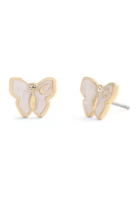 Signature Butterfly Stud Earrings