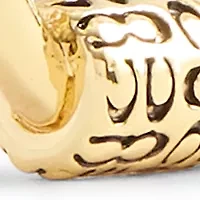 Signature Quilted Tube Huggie Earrings