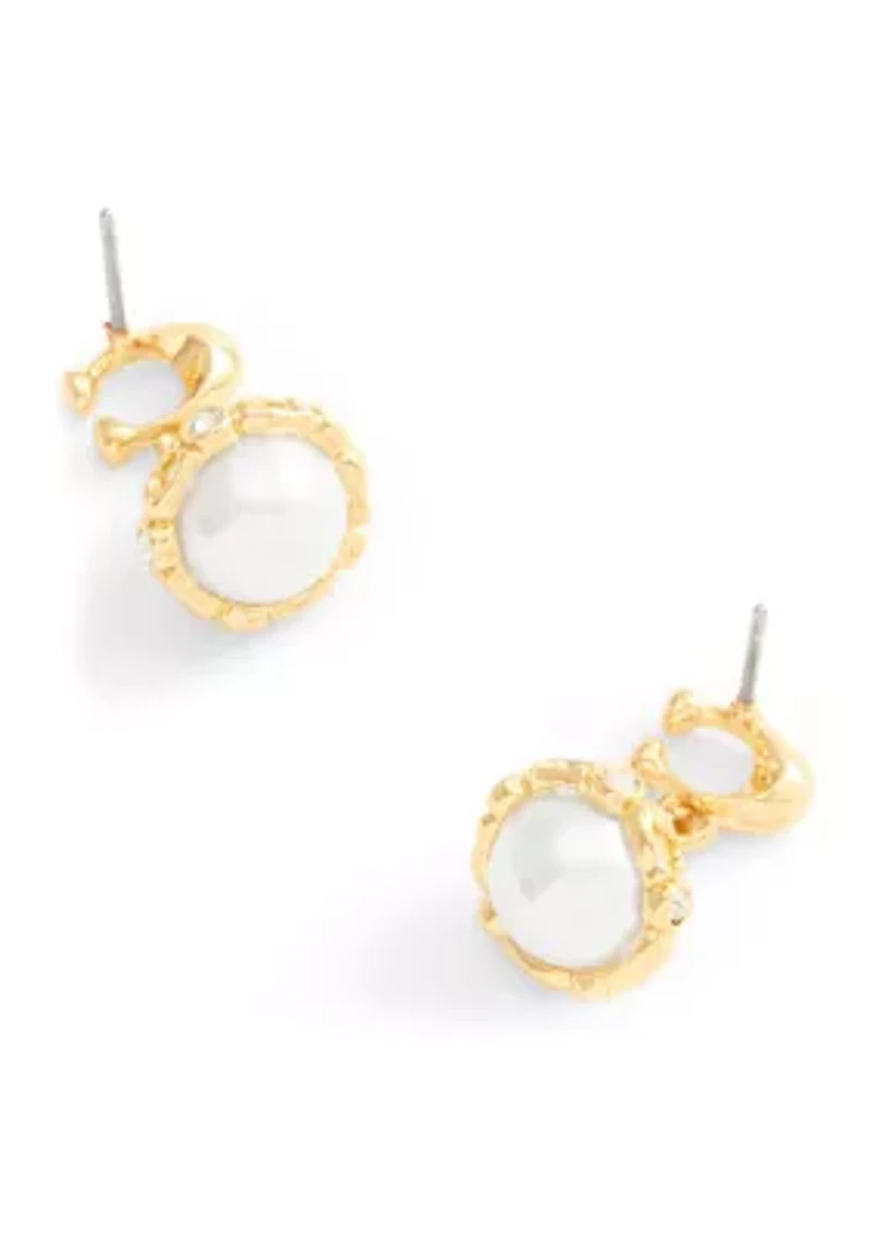 Signature Pearl Orb Drop Earrings