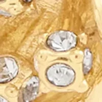 Signature Floral Pearl Orb Jacket Stud Earrings