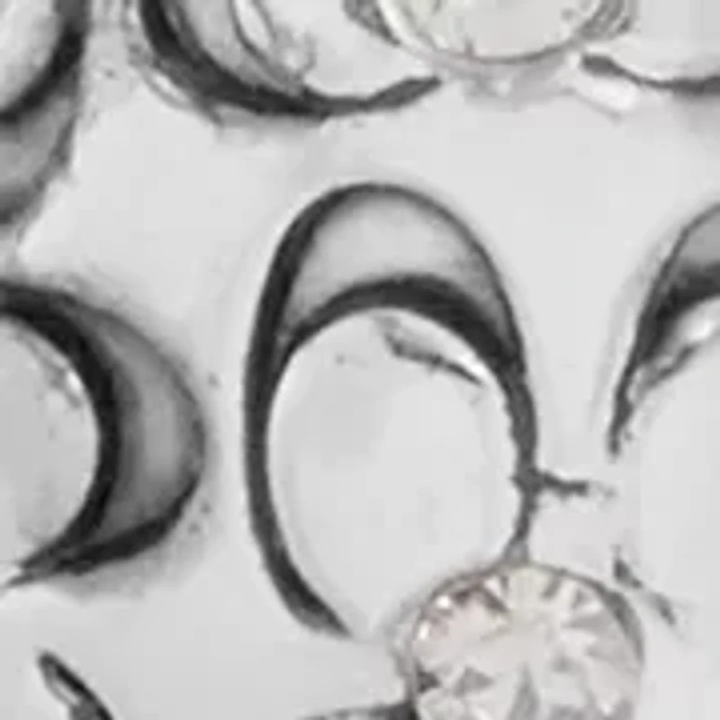 Signature Quilted Broken Heart Padlock Stud Earrings