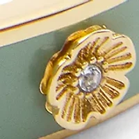 Signature Tea Rose Enamel Bangle Bracelet