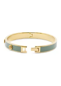 Signature Tea Rose Enamel Bangle Bracelet