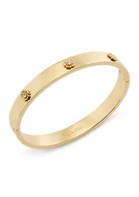 Signature Tea Rose Enamel Bangle Bracelet
