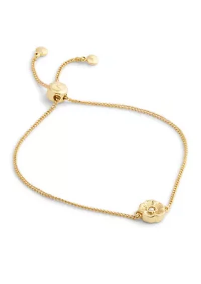 Signature Tea Rose Slider Bracelet