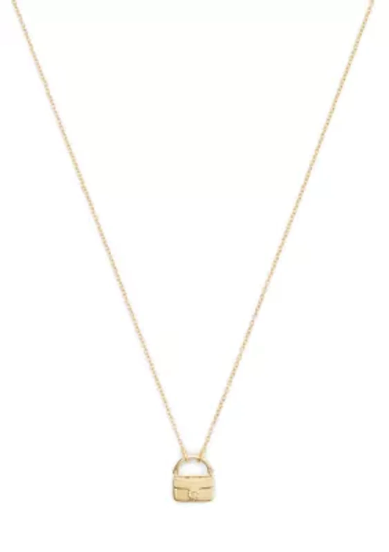 Signature Handbag Pendant Necklace