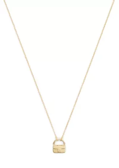 Signature Handbag Pendant Necklace