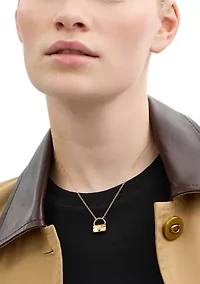 Signature Handbag Pendant Necklace