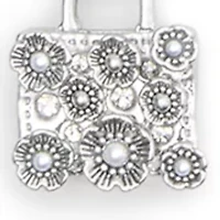 Signature Tea Rose Handbag Pendant Necklace