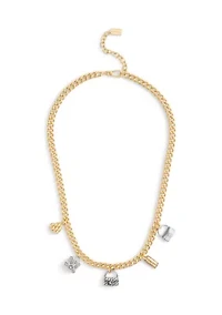 Signature Handbag Charm Bib Necklace