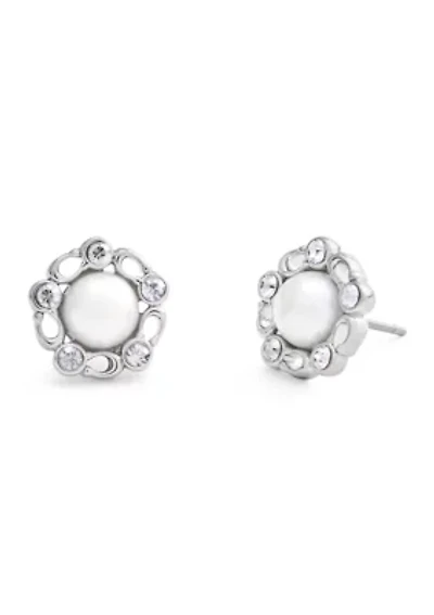 Signature Heritage Pearl Stud Earrings
