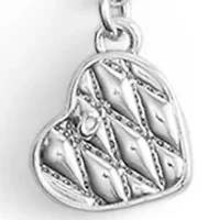 Signature Quilted Heart Pendant Necklace