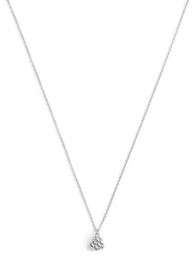 Signature Quilted Heart Pendant Necklace