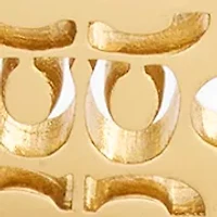 Signature Quilted Cut Out Bangle Bracelet